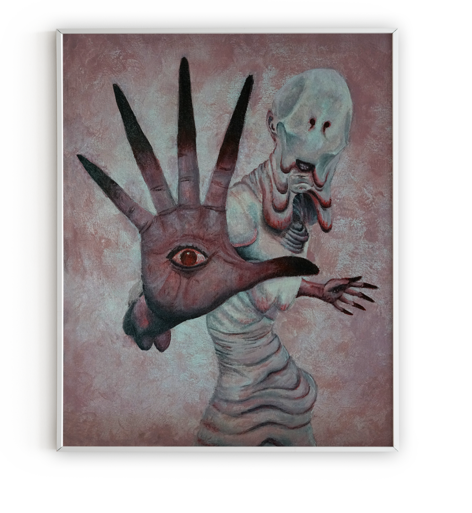 The Pale Man - painting